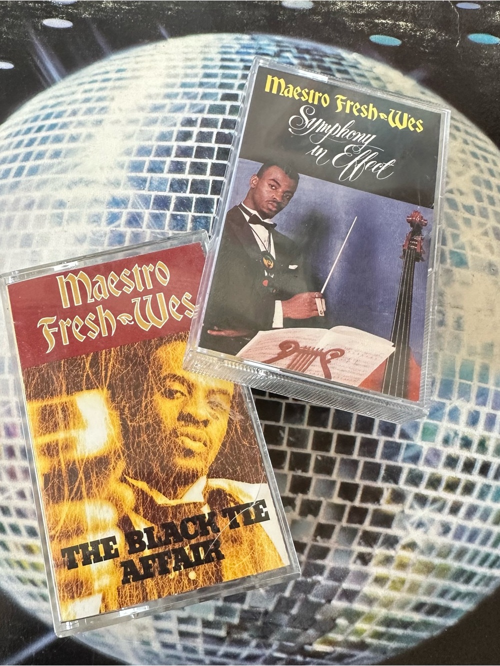 VTG Maestro Fresh Wes Cassette Tape Bundle - Symphony In Effect & Black Tie
